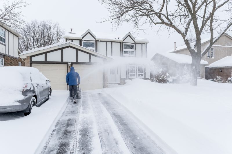 Driveway Snow Plowing