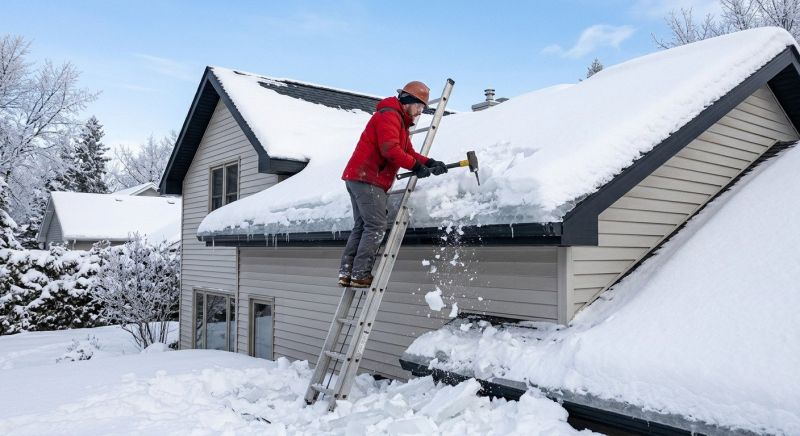Roof Ice Dam Removal in Seattle, WA