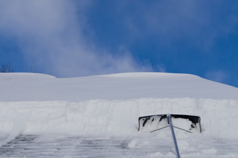 Roof Snow Raking