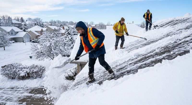 Roof Snow Removal in Long Island, NY